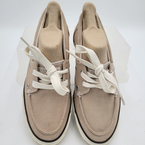 Converse Other - Mens Converse One Star Canvas Boat shoe Tan/Khaki/Light Brown Size 7.5